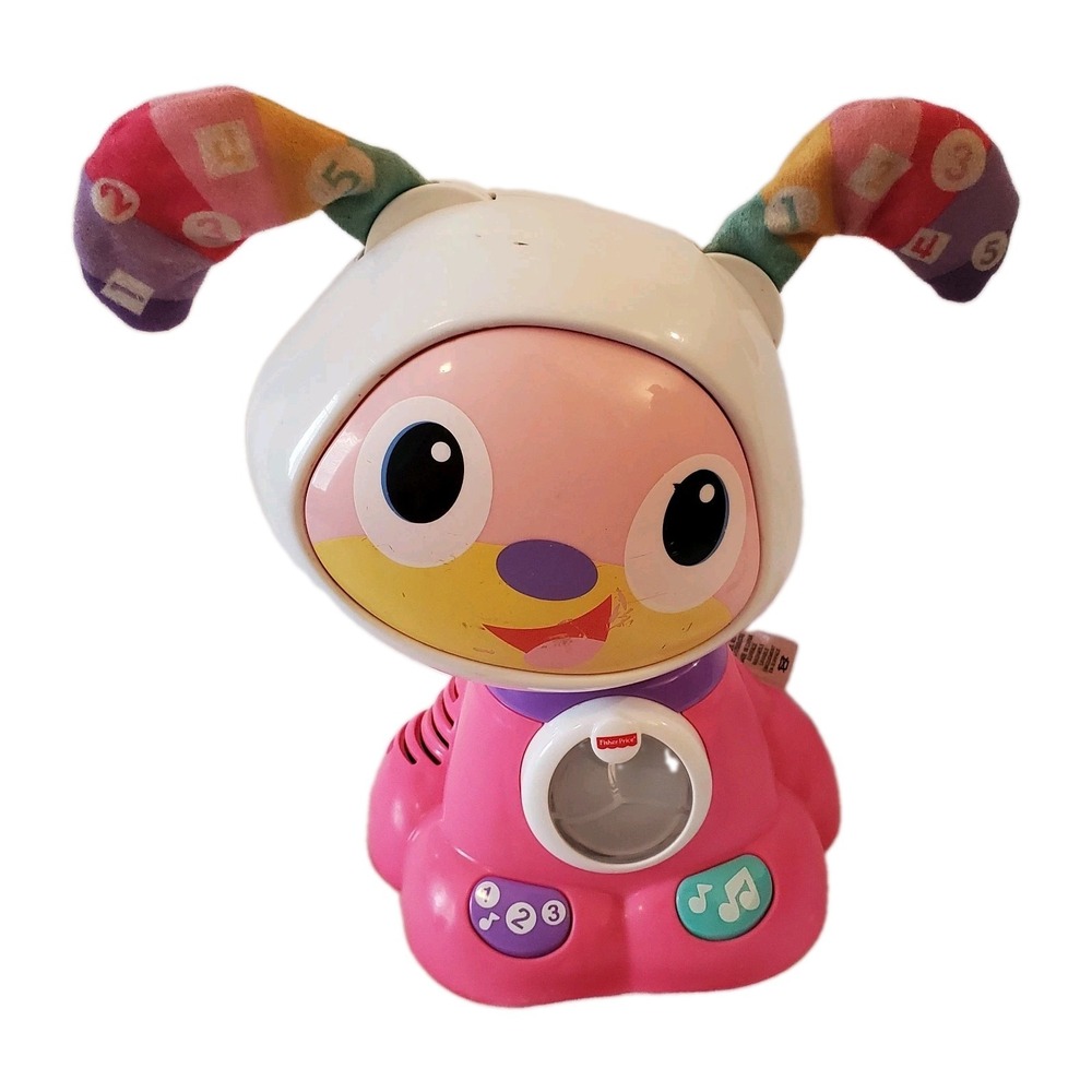 Fisher-Price Bright Beats Dance & Move Pink Beat Bow Wow Light Up Puppy DYM07